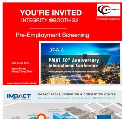 Image for article: Integrity (Thailand) to Showcase Pre-Employment Screening